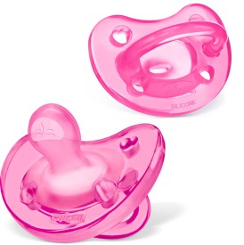 Chicco PhysioForma Silicone One-Piece Orthodontic Pacifier 6-16m 2pk